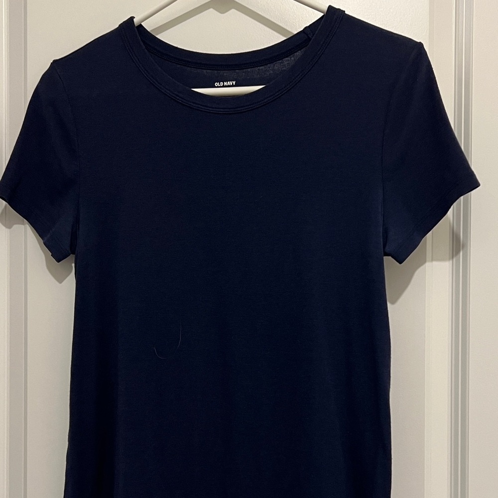 Old Navy Navy Blue Short Sleeve Tee